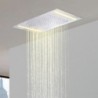 Dažďový mixér LED sprchová hlava stropne namontovaná luxusná 110V ~ 220V striedavá voda OFF spínač riadenia úspory energie LED chróm sprchový kohútik