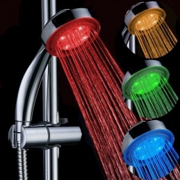 LED sprchová hlava farba...